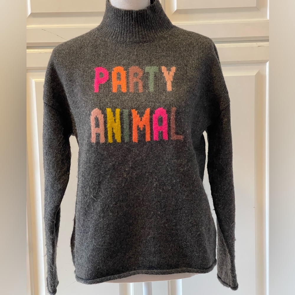 Cute Party Animal Lou & Grey Sweater Size M